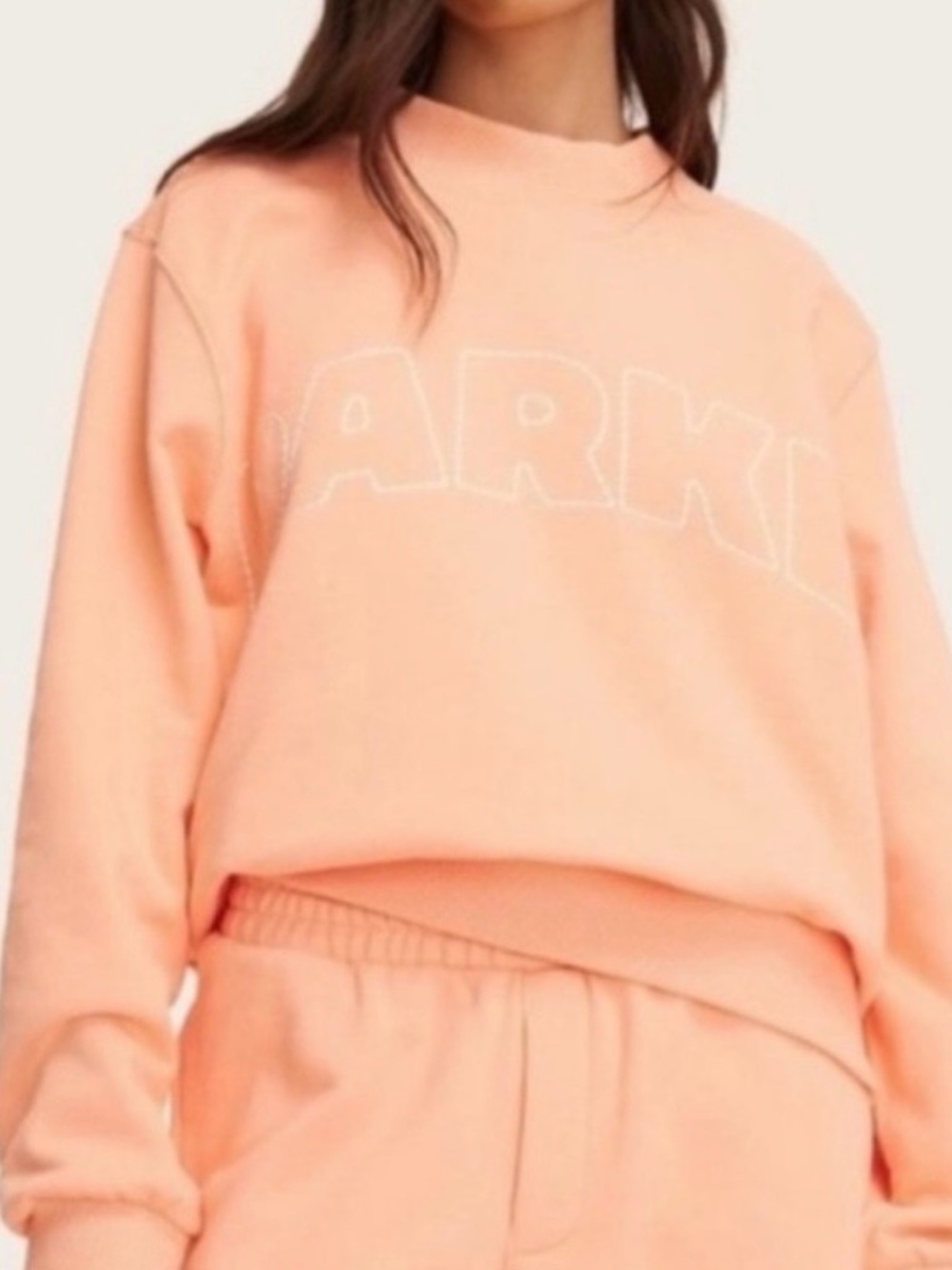 Parke x Target
Peach/ orange mockneck sweatshirt Sold Out L/XL